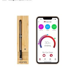 MEATER | The Original True Wireless Smart Meat Thermometer for the Oven Grill Kitchen BBQ Smoker Rotisserie with Bluetooth and WiFi Digital Connectivi