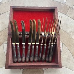 Silver knives and forks that are over 100 years old are very good quality collectible
