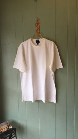 Club Room by Charter Club  Prima Cotton Crew Neck T-Shirt S/S White XLarge
