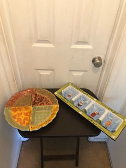 Plates And Tray Ceramic  Sets