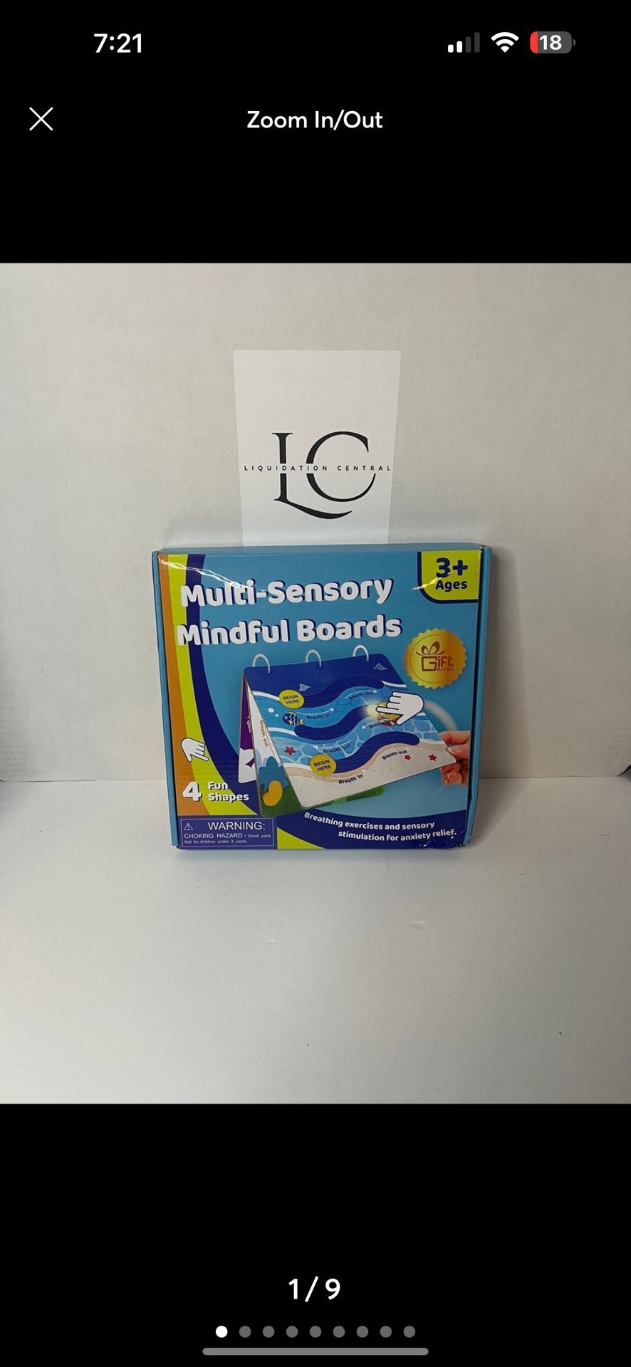 Multi-Sensory Mindful Maze Boards, Textured Sensory Calming Toys