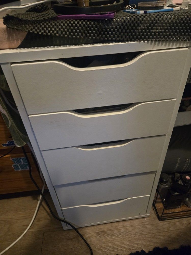 Ikea Desk with Drawers