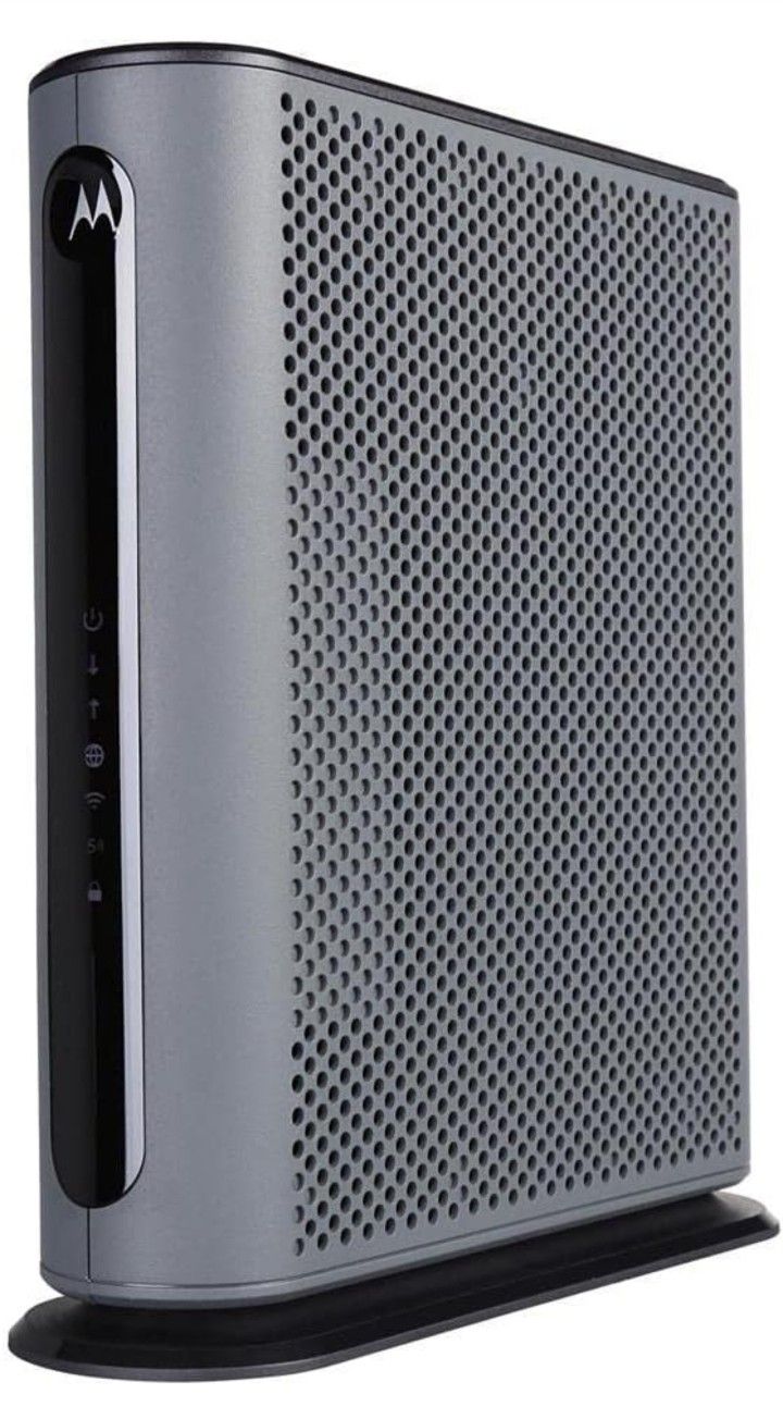 Motorola MG7550 - Modem with Built in WiFi | Approved for Comcast Xfinity, Cox, Spectrum | For Plans Up to 300 Mbps | DOCSIS 3.0 + AC1900 WiFi Router