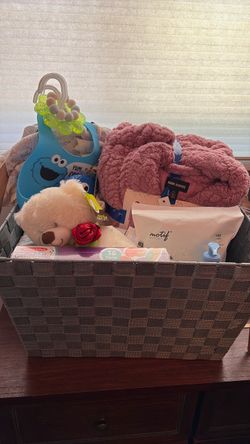 Baby Gift Basket with Accessories