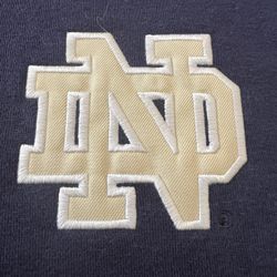 6XL NOTRE DAME  SOFT SWEATER-50/50 Cotton Blend-1/4 Zip