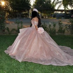 rose gold quince dress