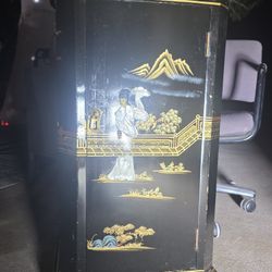 Japanese Cabinet And Mirror