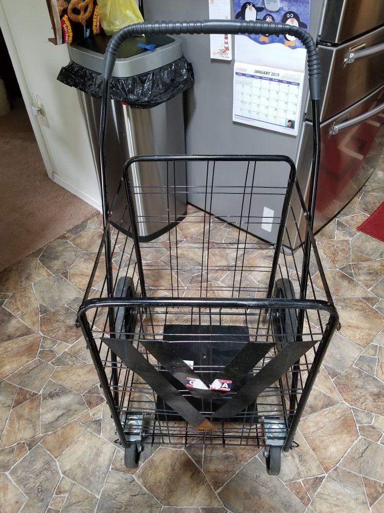 Heavy duty shopping cart