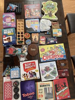 Board games - variety of over 20 games