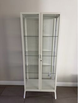 Glass Display Case IKEA MILSBO (have both tall and short cases available)