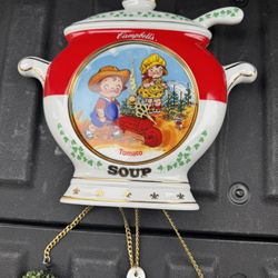 Campbell Kid Porcelain Clock