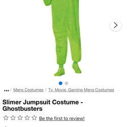 Men’s Slimer Jumpsuit Costume BRAND NEW$35