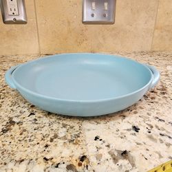 Blue Shallow Serving Dish