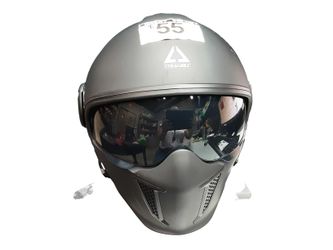 Triangle 59-60cm Black Helmet