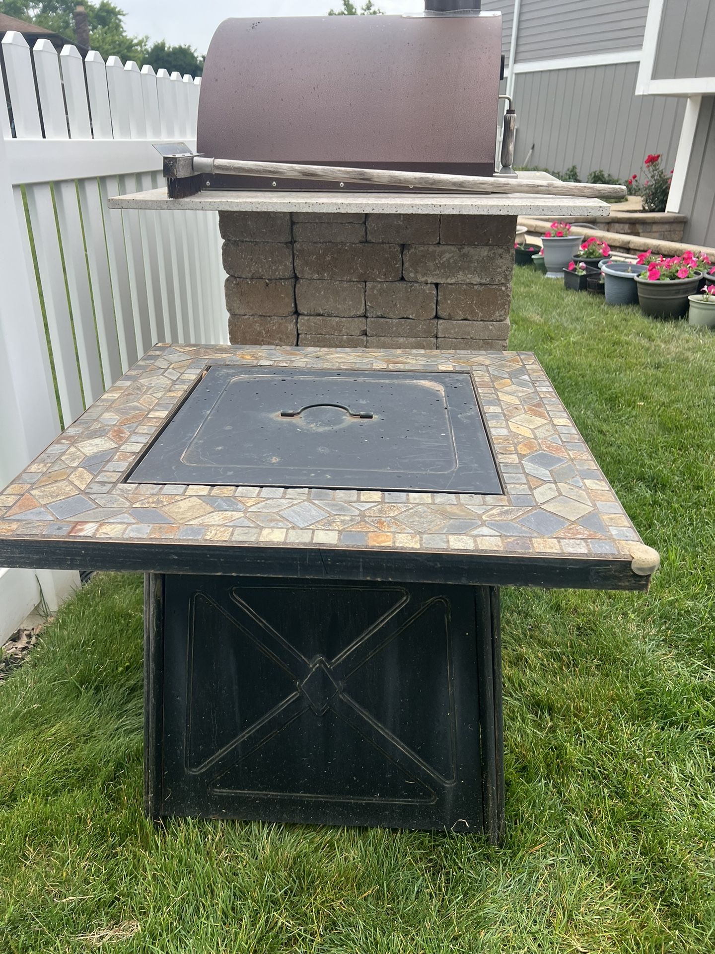 Outdoor Propane Fire Table
