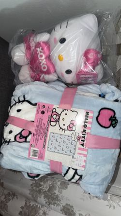 Hello Kitty Twin blanket and stepper $35
