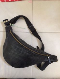 Leather ANDAR bum bag