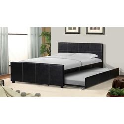 Trundle Bed Frame With standard Mattress Full And Twin 