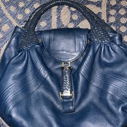 Fendi Spy Bag - Navy Blue Leather 