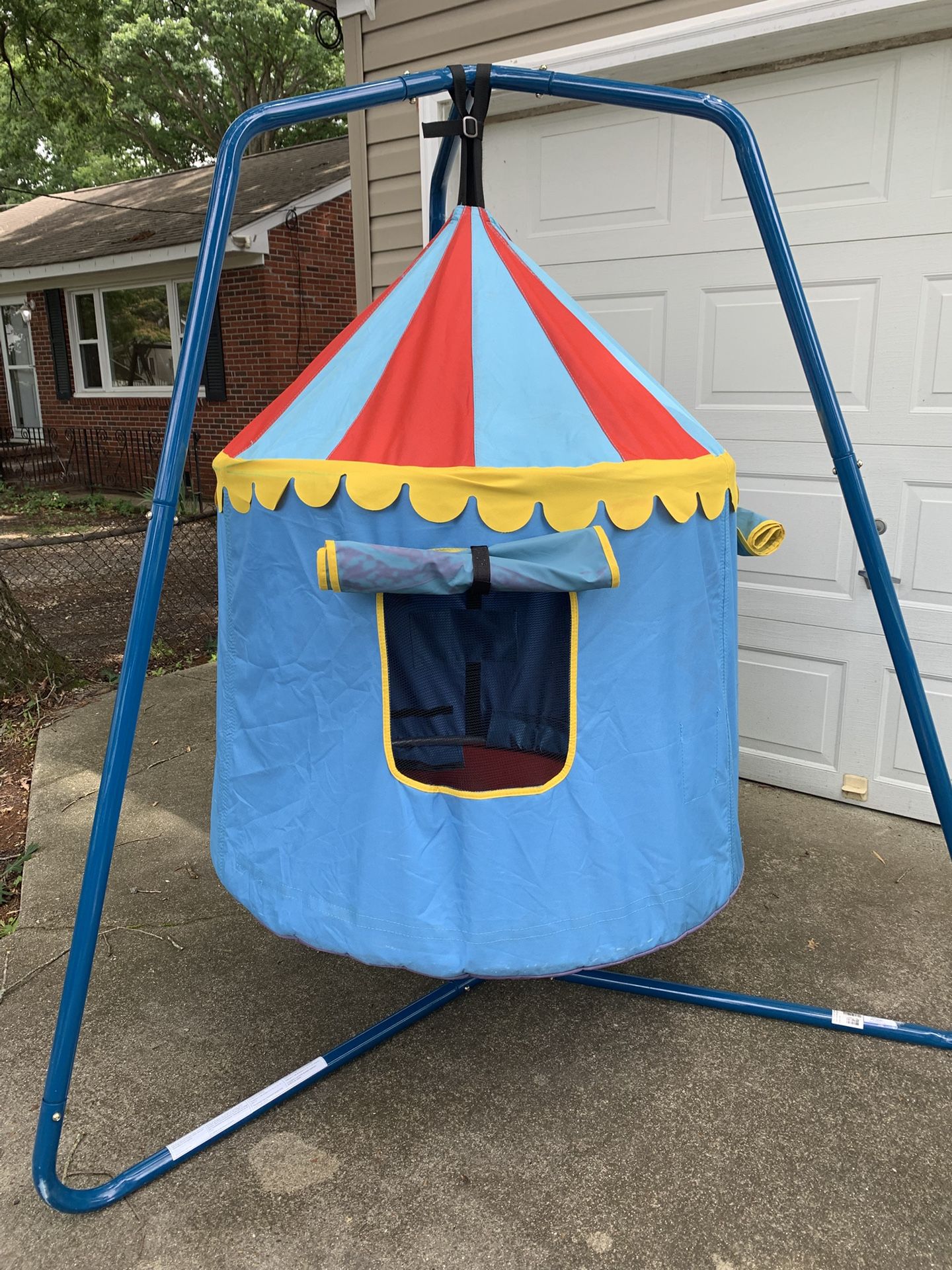 Kids hanging Tent 🎪 Play Swing with base