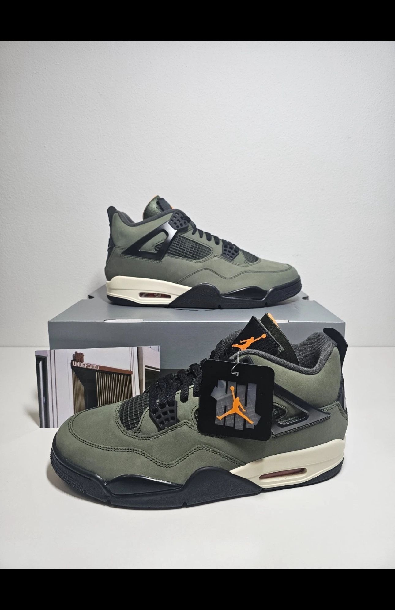 Nike Air Jordan 4 Retro OG SP Undefeated Size 11.5 Deep Green IB1519 200 New NIB