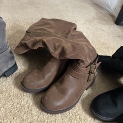 Brown Boots Size 8.5