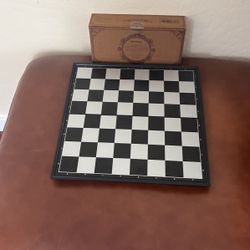 Chess Board And Pieces 12.5 “