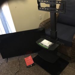 Adjustable TV Stand & 40” TV