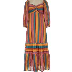 New FARM RIO Rainbow Stripe Dress
