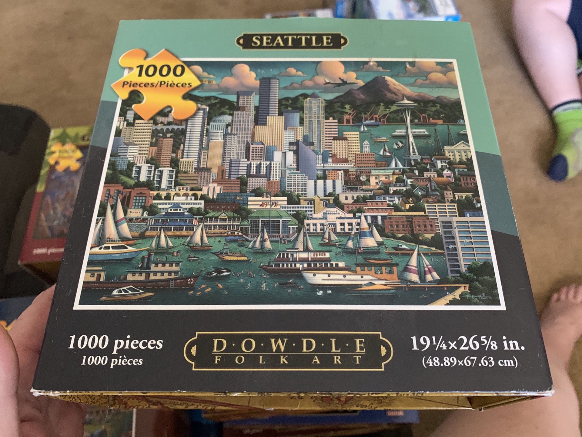 6 dowdle puzzles 500 to 1000 piece