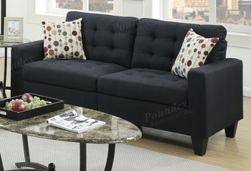 Brand new black or tan 72" sofa only