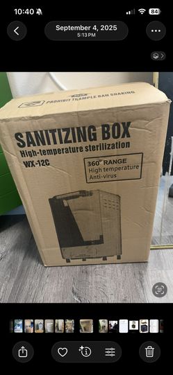 Sanitizing Sterilization Box