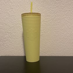 Starbucks Cold Reusable Cup 24oz Yellow