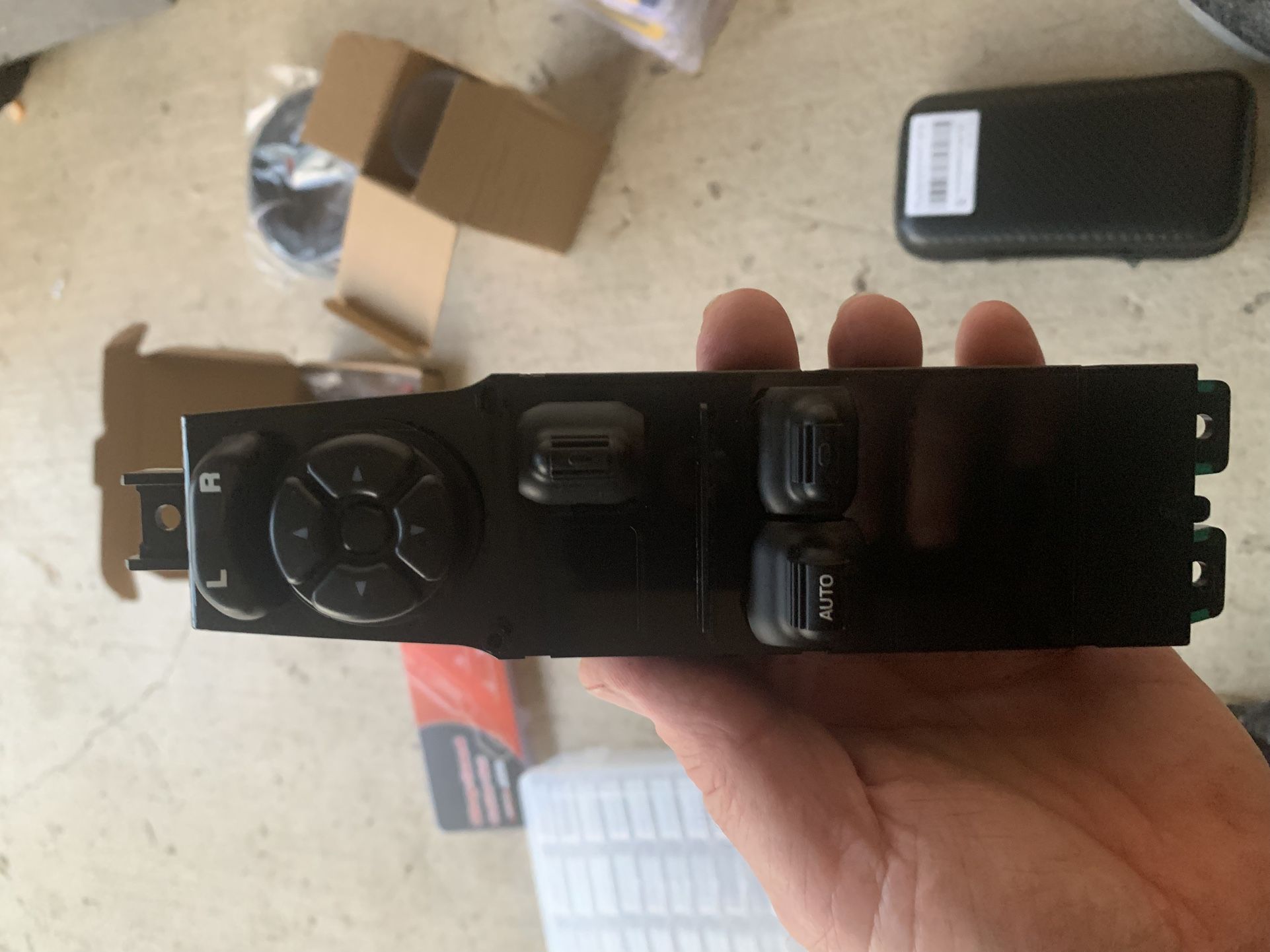 Driver side navigation switch