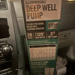 EVERBUILT Submersible WELL PUMP “NEW” 