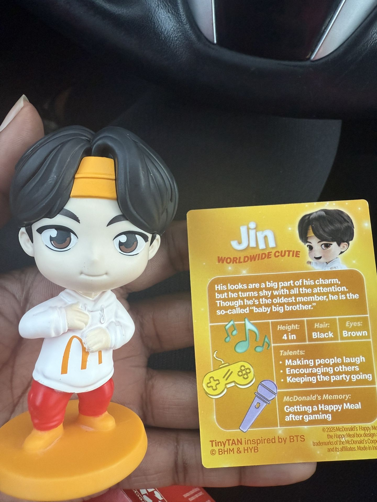 BTS Jin McDonalds Happy Meal Toy ( Encore Edition 2025)