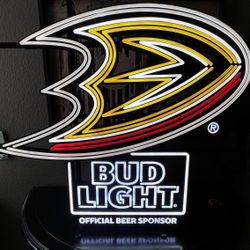 Anaheim Ducks Bar Sign 