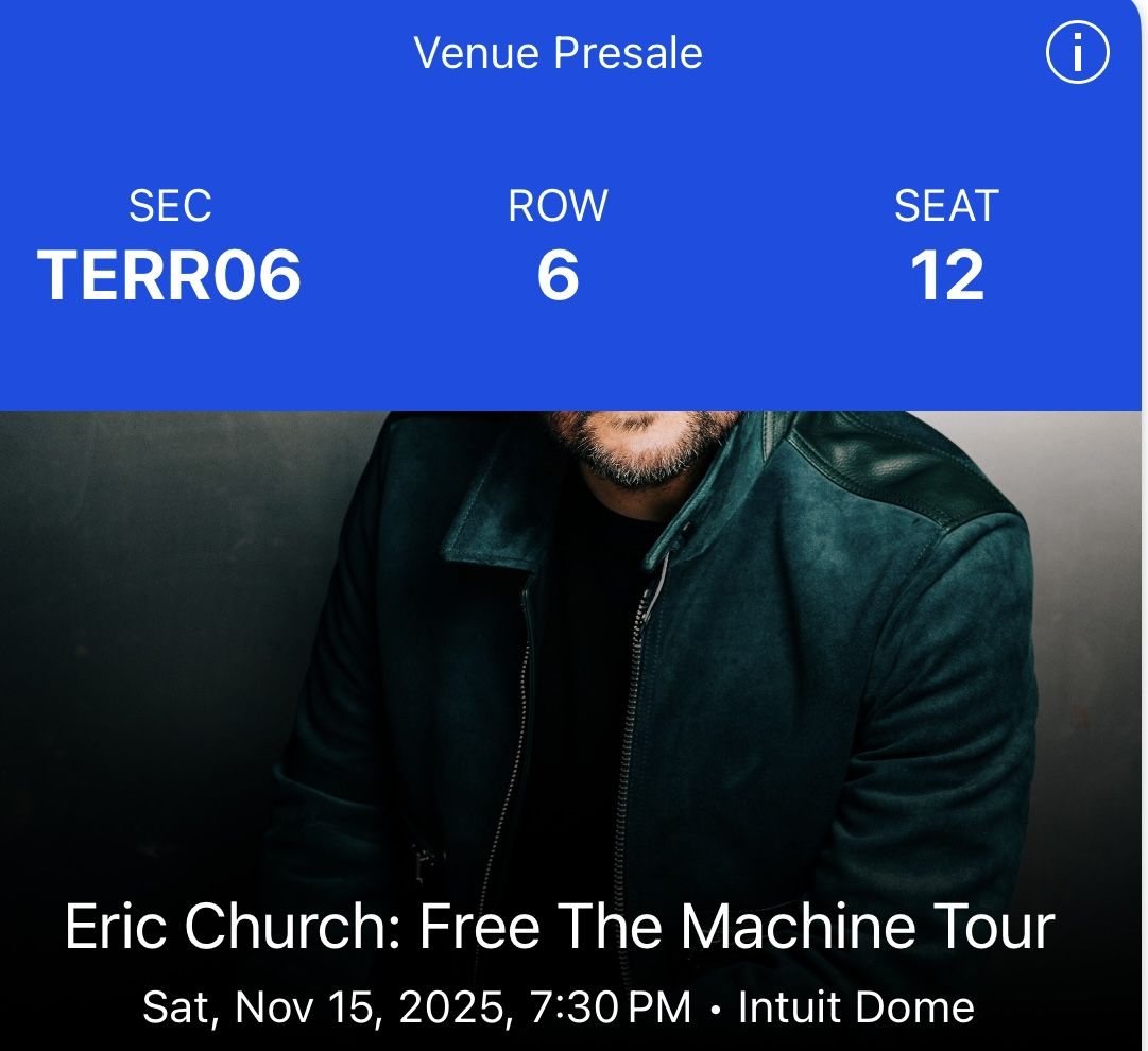 Tickets To Eric Church Concert