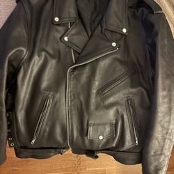Men’s Leather Motorcycle Jacket 