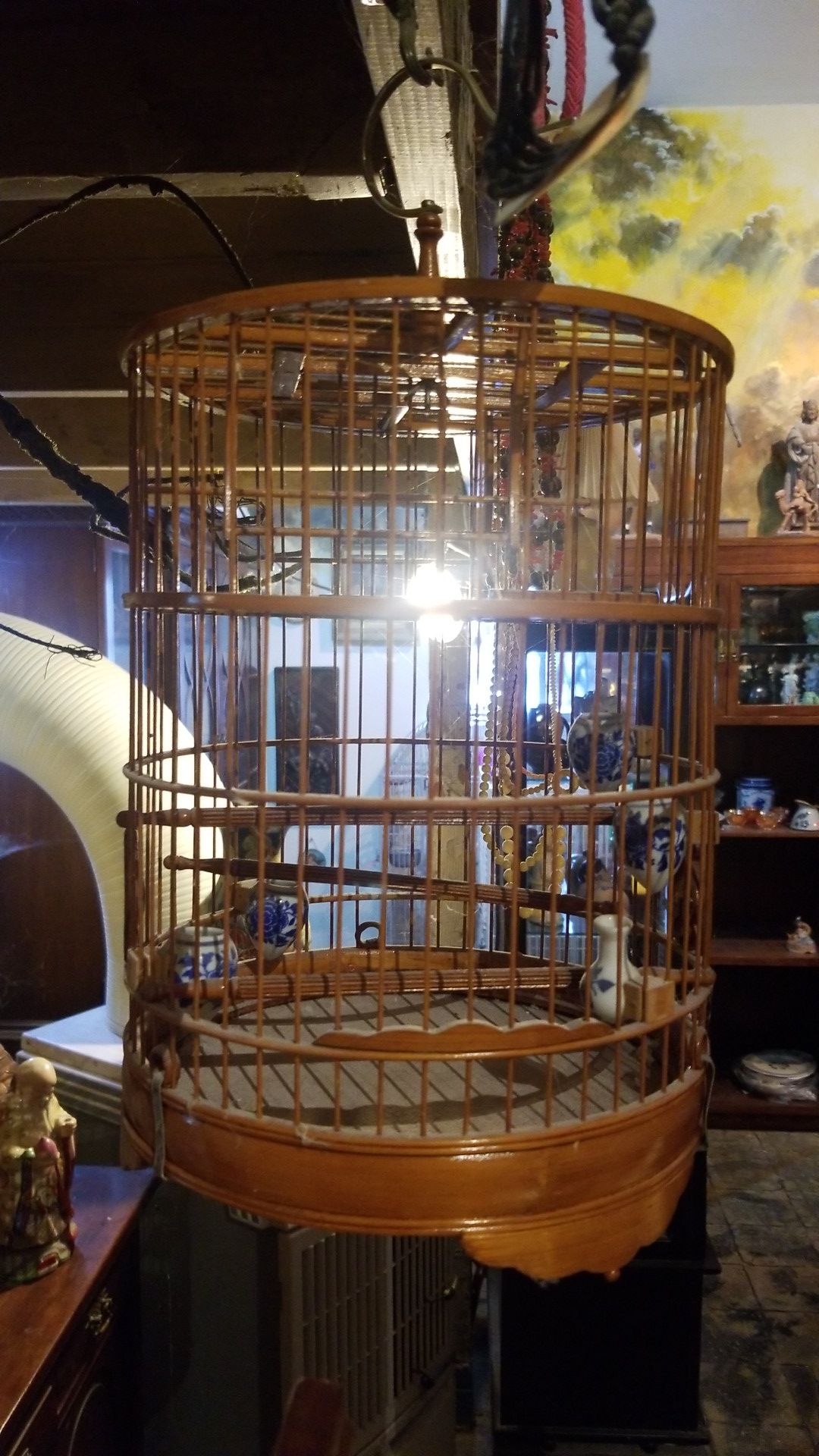 Asian Bamboo songbird cage, China Japan ?