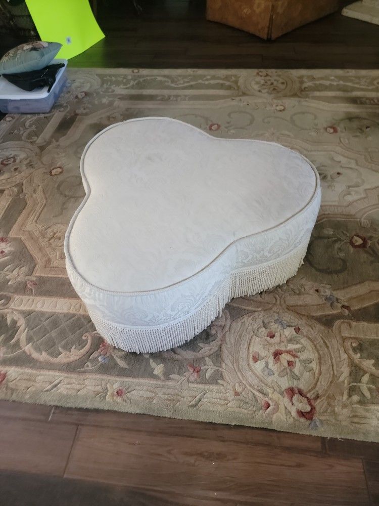 Light Cream Color Ottoman