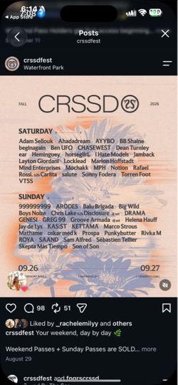 Crssd 2 day
