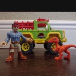 Fisher Price Imaginext Jurassic World Dr Grants 4x4 Jeep 2018