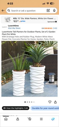 Tall Planters Set of 2