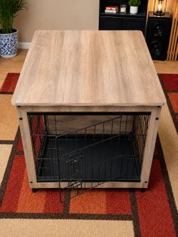 FEANDREA Furniture-Style Dog Crate / End Table –