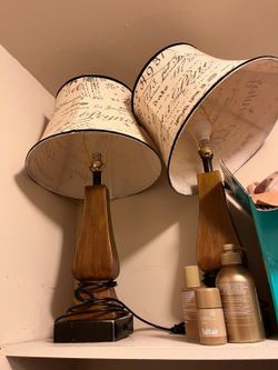 Par de Lámparas de Mesa Decorativas