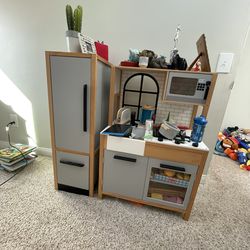 Kids toy Kitchen and refridgerator Set - Hearth & Hand wih Magnolia