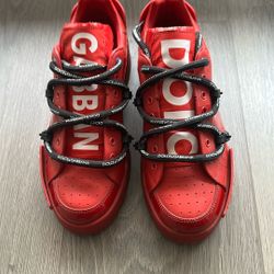 Red Dolce Gabbanna Sneakers