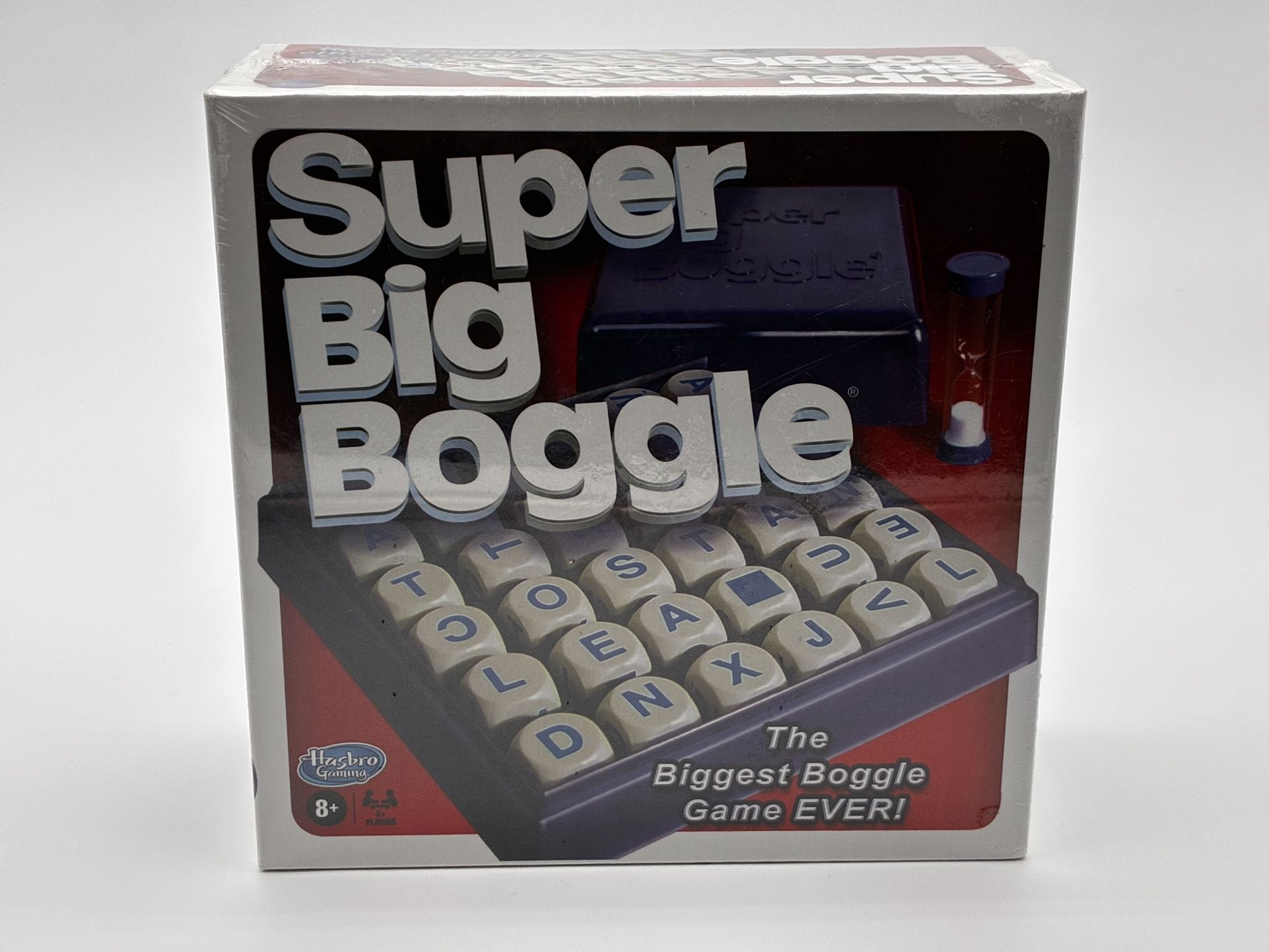 Super Big Boggle Word Game Hasbro Gaming New & Sealed 6×6 Grid 36 Letter Cubes