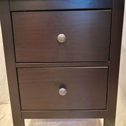 IKEA HEMNES nightstand Black/Brown
